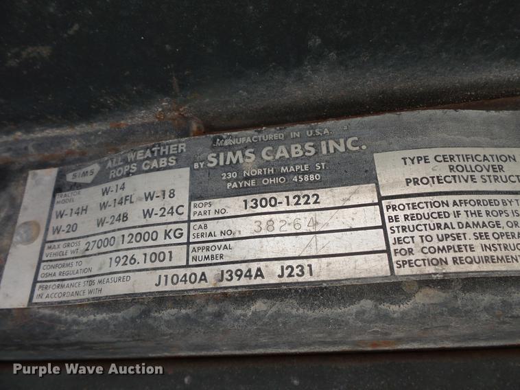 image for item DB8093 1980 Case W14 wheel loader