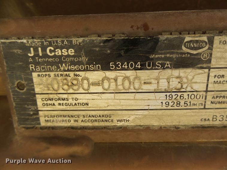 image for item DB9962 1991 Case 850D Long Track dozer