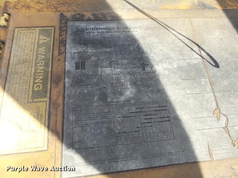 image for item DB9962 1991 Case 850D Long Track dozer