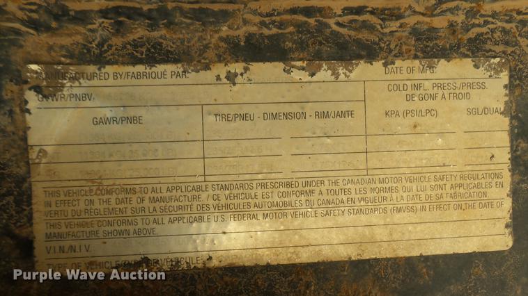 image for item DC1856 2000 Trailboss drop deck equipment trailer