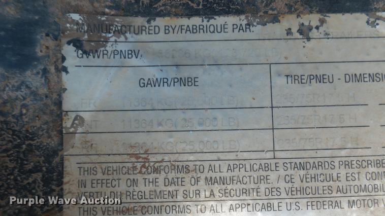 image for item DC1856 2000 Trailboss drop deck equipment trailer