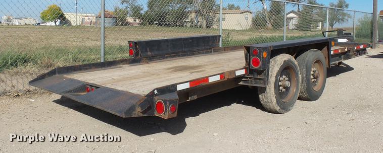 image for item DC3789 2014 Belshe TB16 tilt deck equipment trailer