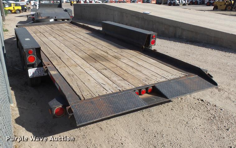 image for item DC3789 2014 Belshe TB16 tilt deck equipment trailer