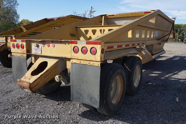 image for item DC5250 1994 Trail King bottom dump trailer