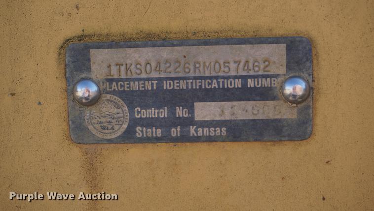 image for item DC5250 1994 Trail King bottom dump trailer