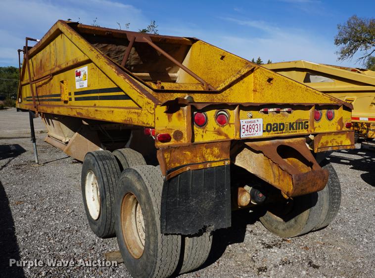 image for item DC5251 1985 Load King bottom dump trailer