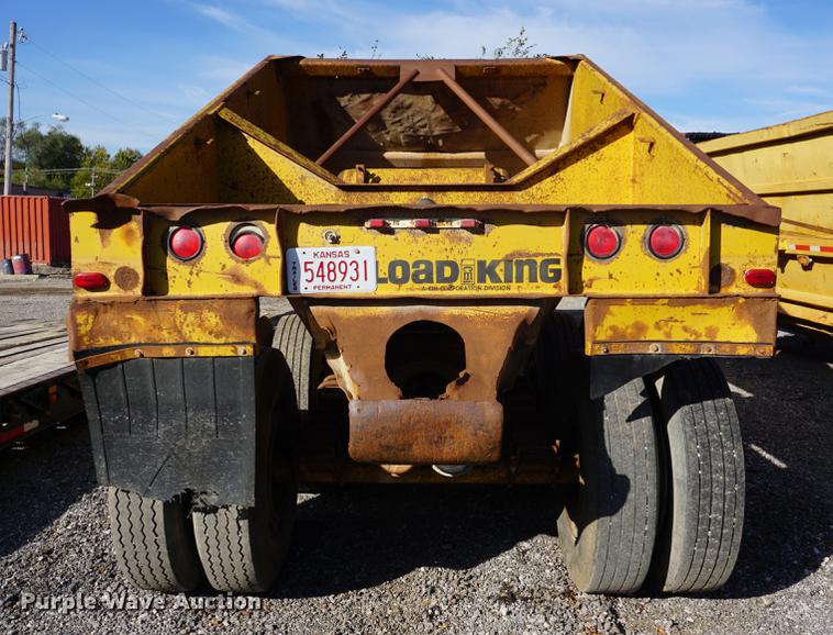 image for item DC5251 1985 Load King bottom dump trailer