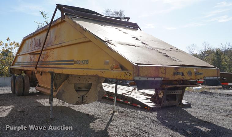 image for item DC5251 1985 Load King bottom dump trailer
