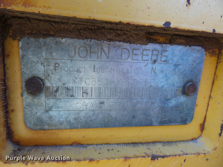 image for item DD9501 2001 John Deere 650H LT dozer