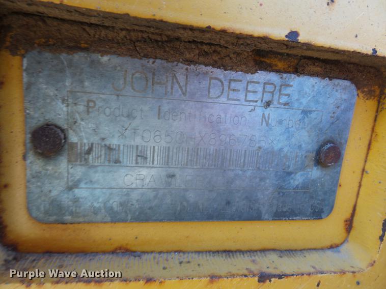 image for item DD9501 2001 John Deere 650H LT dozer