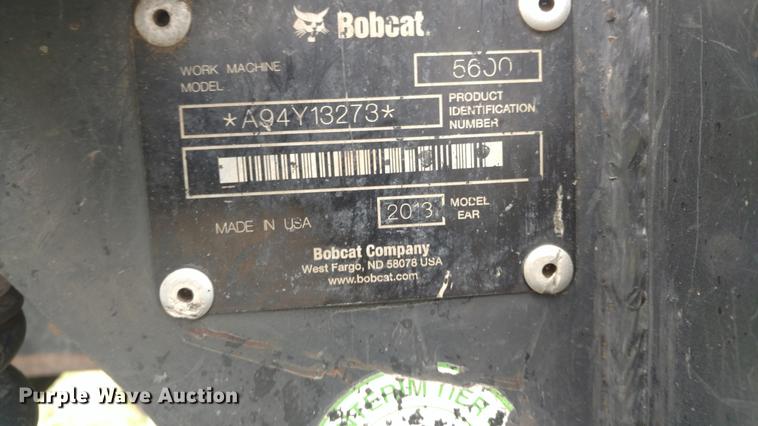 image for item DF9754 2013 Bobcat Toolcat 5600 utility work machine