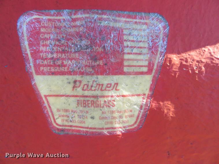 image for item DF9824 Palmer fiberglass tank