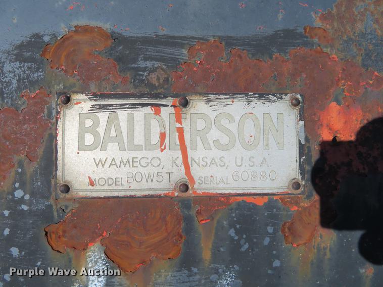 image for item DF9825 Balderson one way snow plow