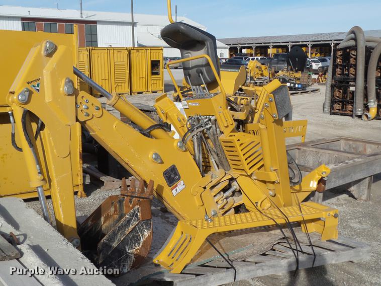 image for item DZ9028 2016 Vermeer B1250 trencher backhoe attachment