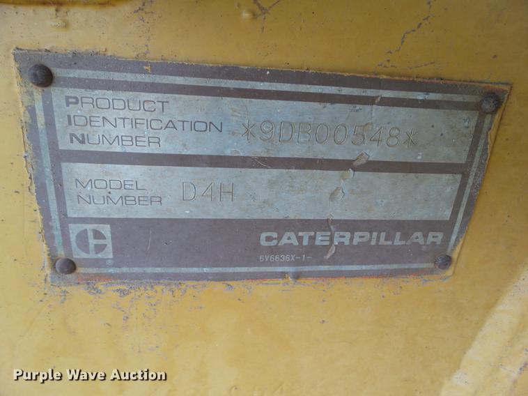 image for item DZ9038 1986 Caterpillar D4H LGP dozer