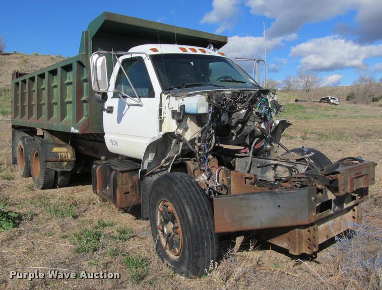 image for item J2538 1991 GMC TopKick dump truck