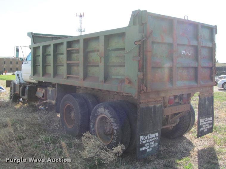 image for item J2538 1991 GMC TopKick dump truck