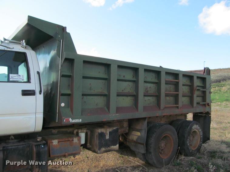 image for item J2538 1991 GMC TopKick dump truck