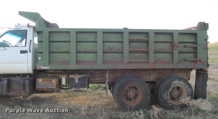 image for item J2538 1991 GMC TopKick dump truck