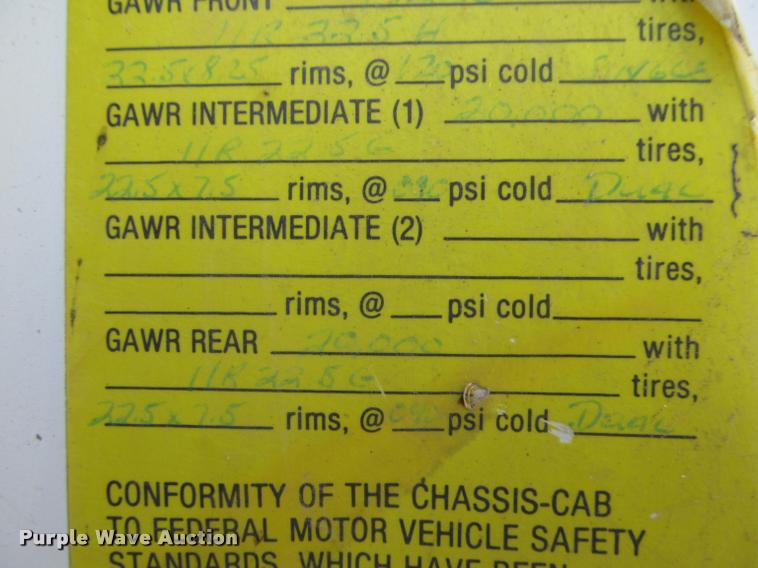 image for item J2538 1991 GMC TopKick dump truck