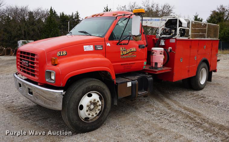 image for item J5644 1998 GMC C7500 service truck