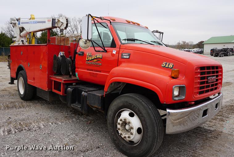 image for item J5644 1998 GMC C7500 service truck
