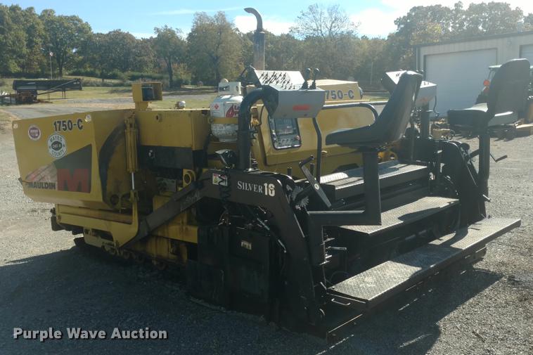 image for item J8588 2005 Mauldin 1750C paver