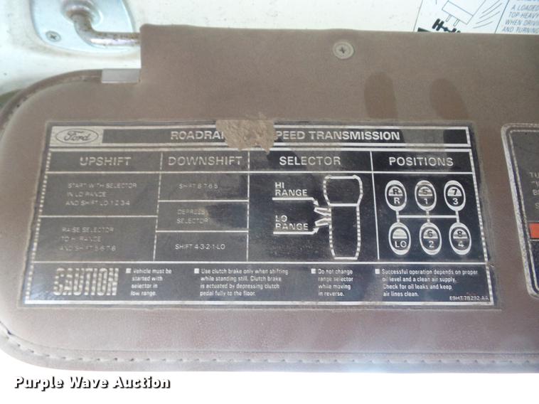 image for item K6330 1995 Ford LT8000 roll-off truck