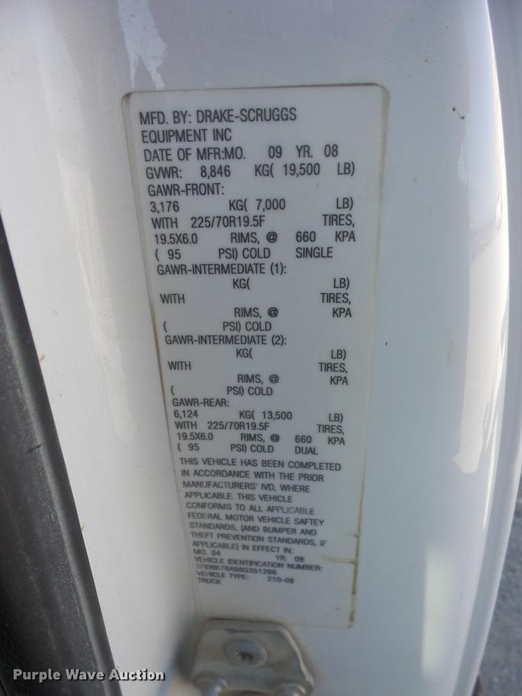 image for item K6333 2008 Sterling Bullet bucket truck