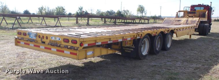 image for item K6345 2004 Ledwell hydratail equipment trailer