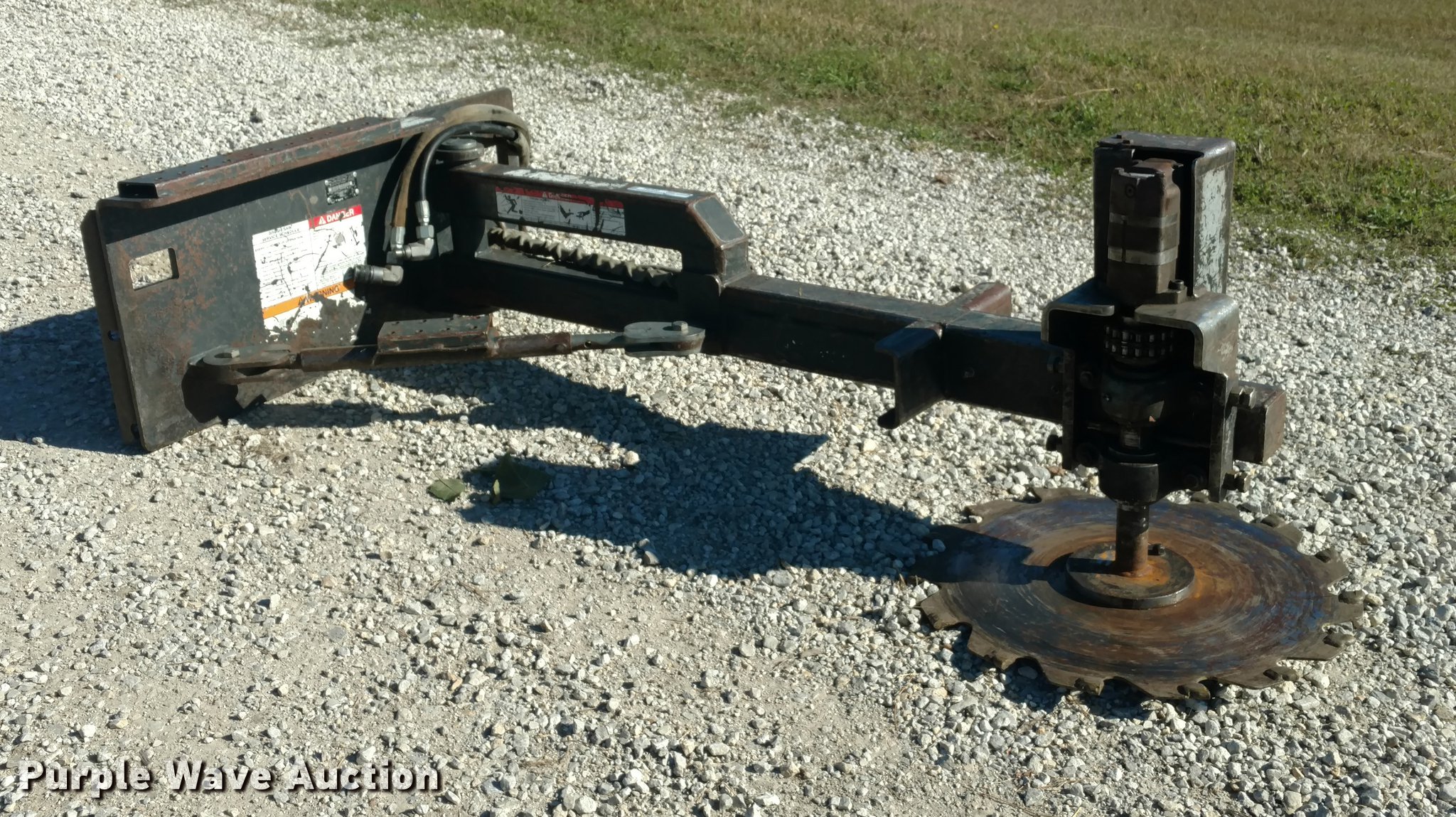 Bobcat skid steer tree saw in Geuda Springs, KS Item DF9752 sold
