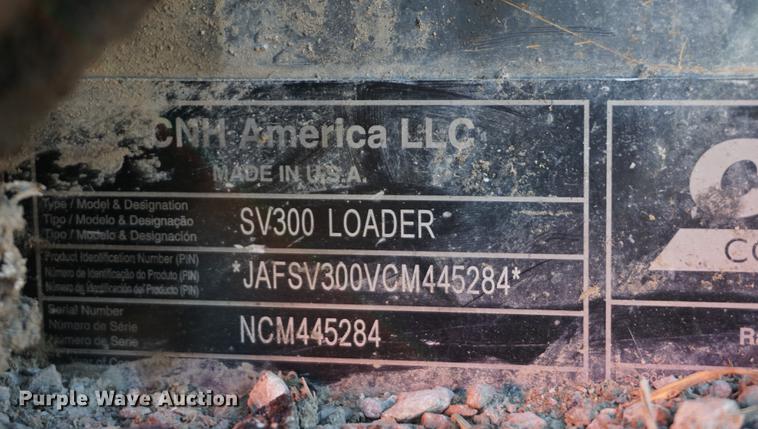 image for item DA1326 2012 Case SV300 skid steer