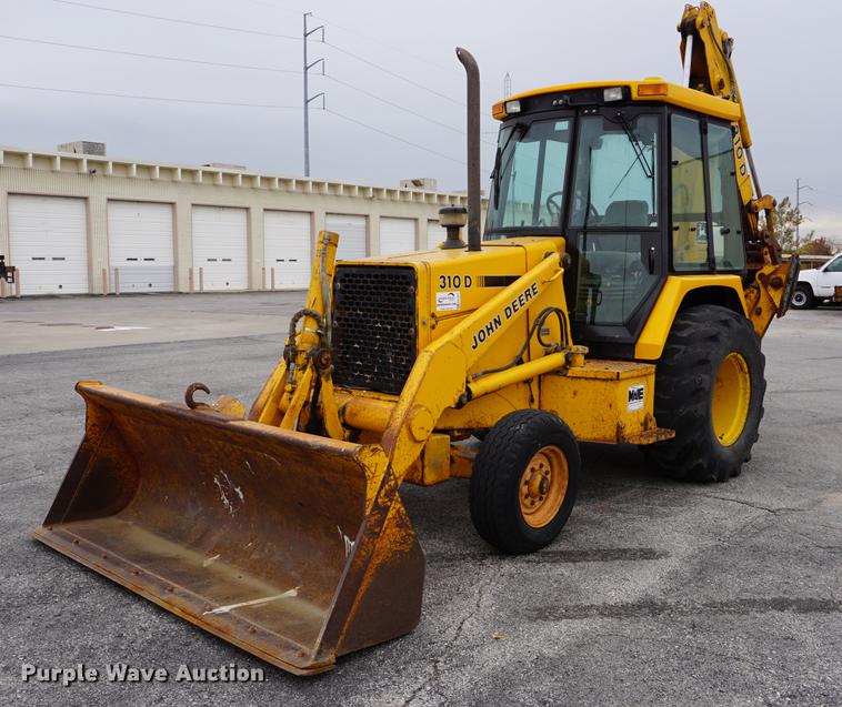 image for item DA1357 1992 John Deere 310D backhoe