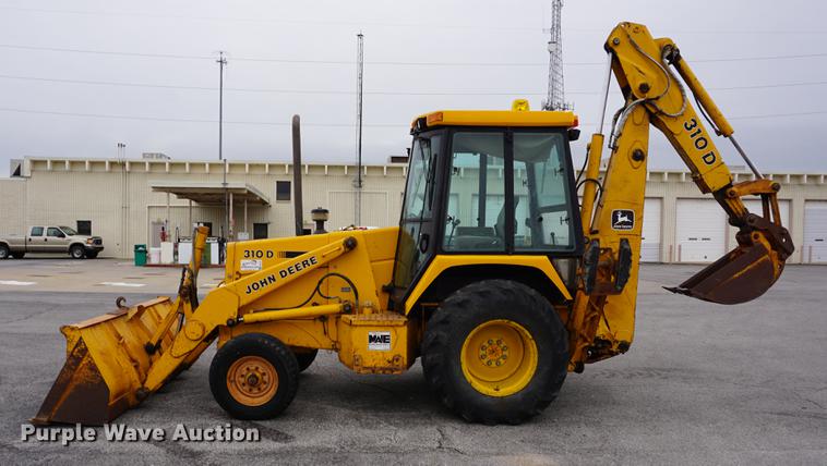 image for item DA1357 1992 John Deere 310D backhoe