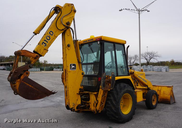 image for item DA1357 1992 John Deere 310D backhoe