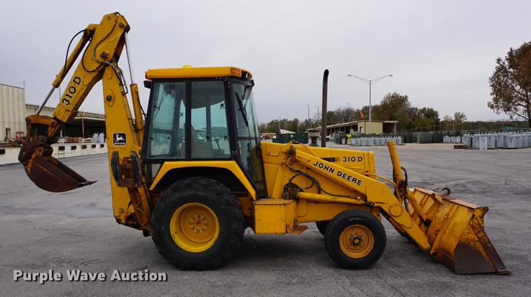 image for item DA1357 1992 John Deere 310D backhoe