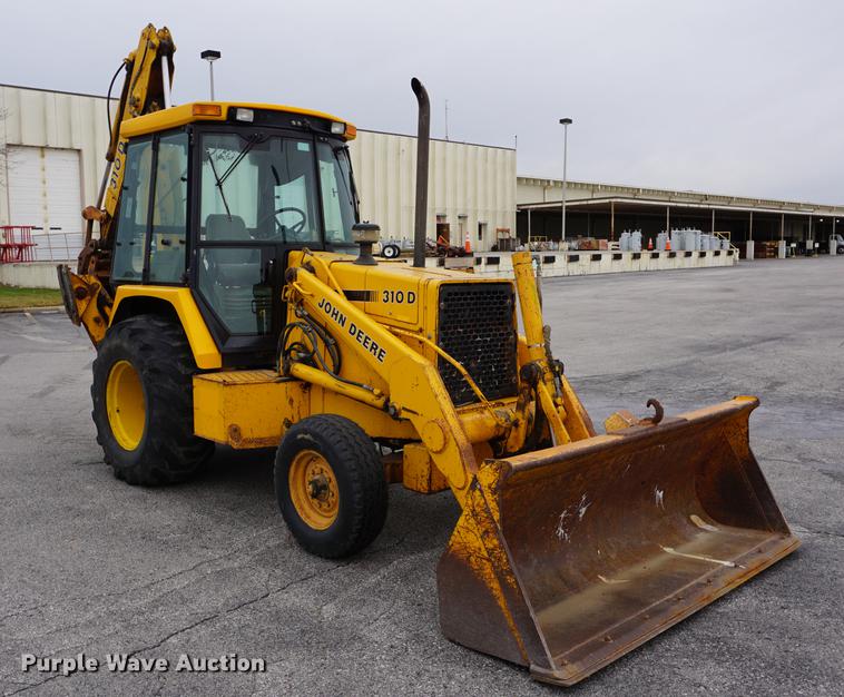 image for item DA1357 1992 John Deere 310D backhoe