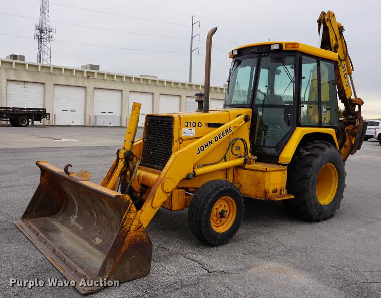 image for item DA1358 1992 John Deere 310D backhoe