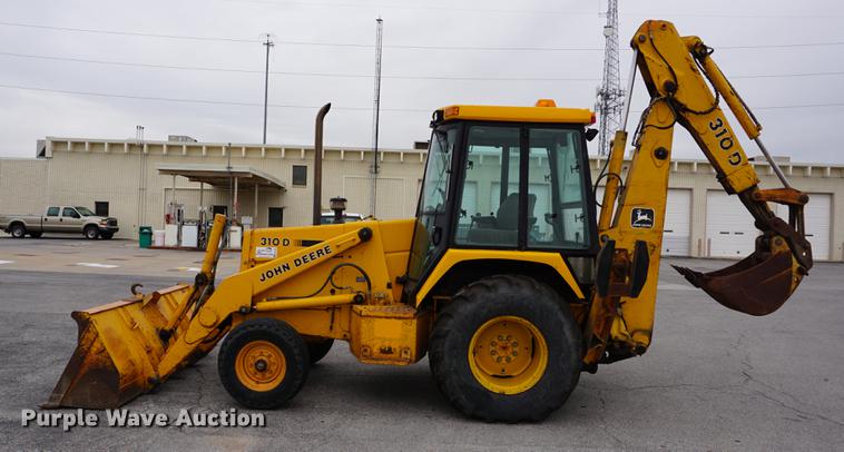 image for item DA1358 1992 John Deere 310D backhoe