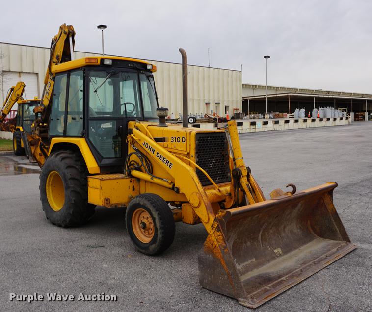 image for item DA1358 1992 John Deere 310D backhoe