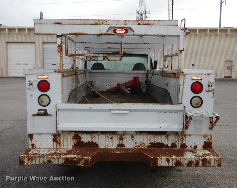 image for item DA1366 1995 Ford F250 XL utility bed pickup truck