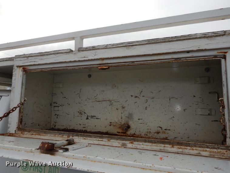 image for item DA1367 1995 Ford F350  XL Super Duty Crew Cab utility bed truck