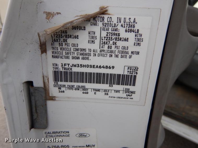 image for item DA1367 1995 Ford F350  XL Super Duty Crew Cab utility bed truck