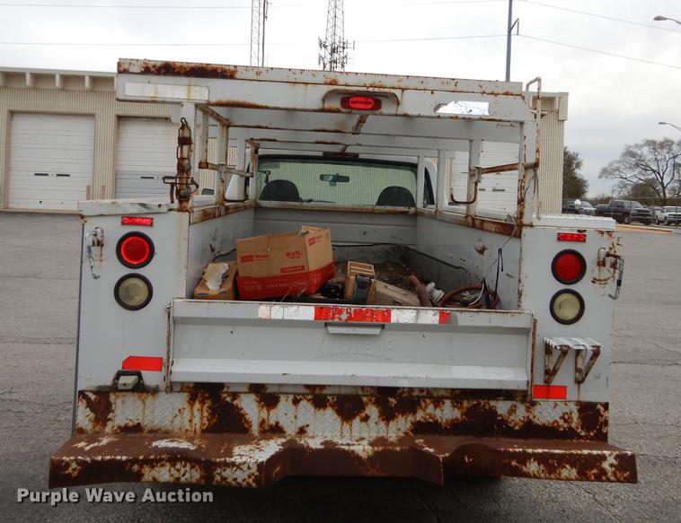 image for item DA1369 1995 Ford F250 XL utility bed pickup truck