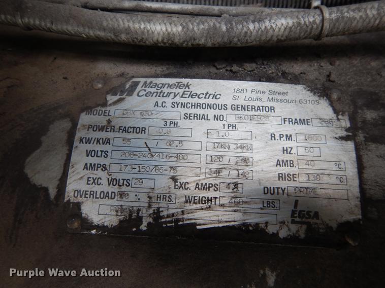 image for item DA1370 NRG P50SJ generator