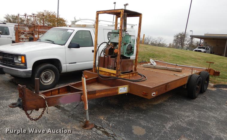 image for item DA1378 1973 Reids M6 equipment trailer