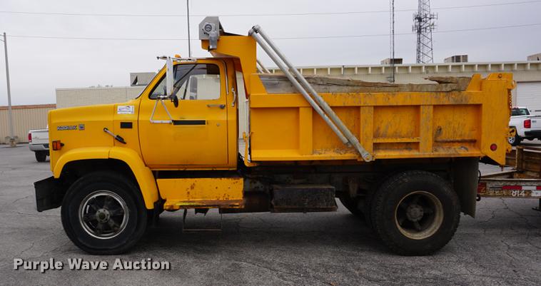 image for item DA1380 1989 Chevrolet Kodiak dump truck