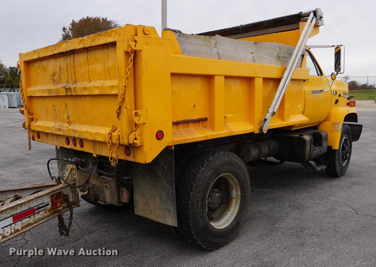 image for item DA1380 1989 Chevrolet Kodiak dump truck