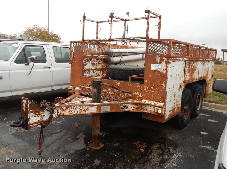 image for item DA1381 1990 Butler BC2012T utility trailer