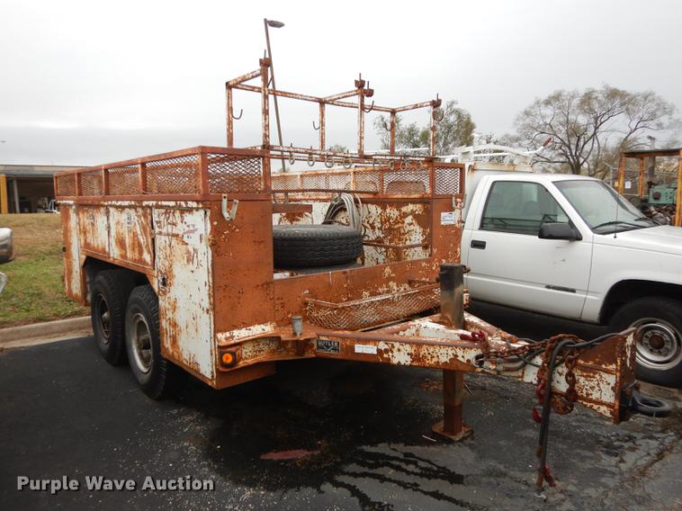 image for item DA1381 1990 Butler BC2012T utility trailer